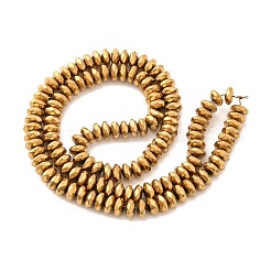 Гальванизировать немагнитных синтетический гематит бисер пряди G-J160-D-02