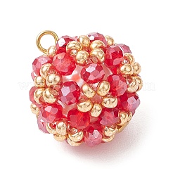 Подвески из гальванического стекла&nbsp;PALLOY-MZ00879-01