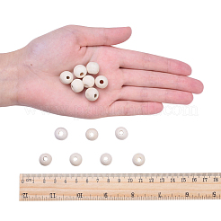 Натуральные незаконченные деревянные бусины&nbsp;WOOD-R196-12mm-LF