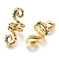 Манжеты для волос из сплава в тибетском стиле TIBE-L005-017AG