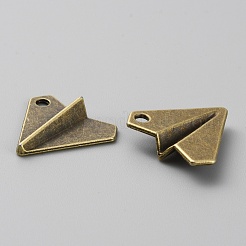 Pendentifs en alliage de zinc de style tibétain&nbsp;TIBEP-WH0006-02AB