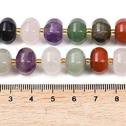 Cmешанные драгоценный камень бисер нитей&nbsp;G-P573-B01-01