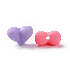 Прорезиненные бисера стиль акриловые SACR-P018-08M