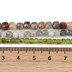 Нити бусин из натурального аквамарина G-RM2025-C44-G