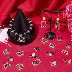 32шт 8 стиля подвески из сплава с эмалью&nbsp;ALRI-SC0001-52