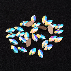 Ограненный конский глаз k9 стеклянный горный хрусталь кабошоны EGLA-O007-15B