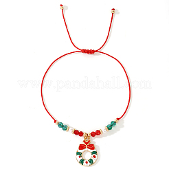 Плетеные браслеты из искусственного жемчуга и стеклянных бусин&nbsp;CA6370-4