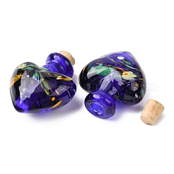 Handmade lampwork Parfümflasche Anhänger&nbsp;LAMP-H072-02D