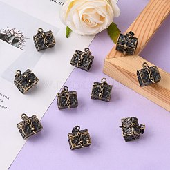 Латунные подвески коробки молитве KK-24X16-AB