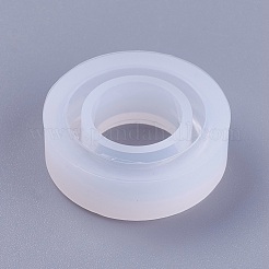 Transparente DIY Ring Silikonformen&nbsp;DIY-WH0128-09A