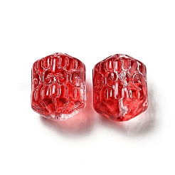 Spruzzare perle di vetro trasparente dipinte&nbsp;GLAA-F119-05