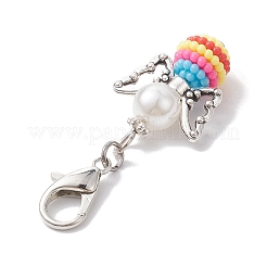 Красочные украшения из смолы с ангелами&nbsp;HJEW-JM01909