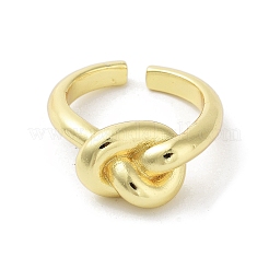 Латунные открытые манжеты для женщин RJEW-A035-05G