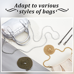 8 шт. 4 цвета цинковый сплав панцирная цепь кошельковые цепи&nbsp;FIND-GA0007-17