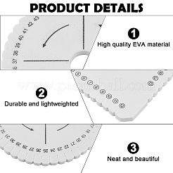 4 шт. 4 стиля eva плетеный диск диск&nbsp;TOOL-YW0001-84