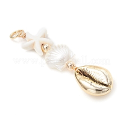 Большие подвески из окрашенной синтетической бирюзы PALLOY-JF03900