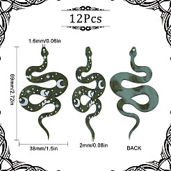 Акриловые большие подвески в западном стиле SACR-SC0001-09
