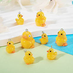 24pcs 4 Arten undurchsichtige Harzanhänger&nbsp;FIND-TA0009-53