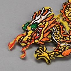 Parches bordados para planchar o coser con dragón&nbsp;DIY-WH0568-56D