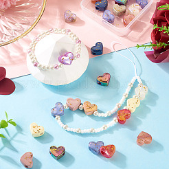 20шт непрозрачные акриловые европейские бусины OACR-TA0003-61