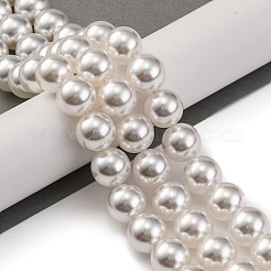 Выпечка окрашены перламутровый стекла жемчужные нити круглый шарик&nbsp;PEAR-H019-02E-04