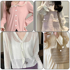 Пуговицы из абс-пластика с одним отверстием&nbsp;BUTT-WH20001-05C