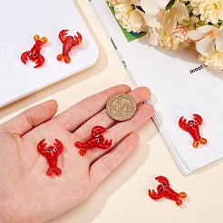 6шт ручной работы бусины лэмпворк&nbsp;LAMP-NB0002-07