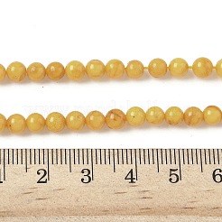 Нити из натуральных бусин из пчелиного воска&nbsp;G-L095-B02-5mm-01