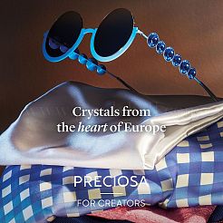 Preciosa® maxima кристалл круглые камни X-PRC-RASS39-40010