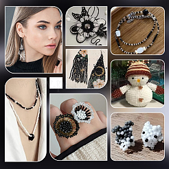 6 стиль стеклянных бусин&nbsp;SEED-PH0002-59