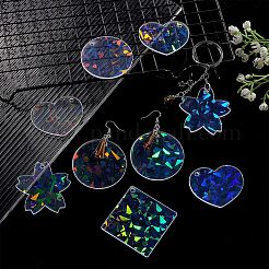 16шт 4 стиля прозрачные акриловые подвески&nbsp;FIND-NB0002-58