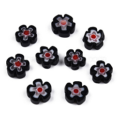 Millefiori a mano fili di perline di vetro&nbsp;LAMP-N029-017B-09