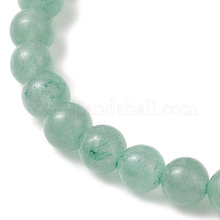 Bracelets extensibles en perles de coquillage et aventurine verte naturelle&nbsp;BJEW-JB11938-01