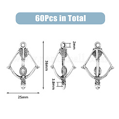 60 шт. Подвески из сплава в тибетском стиле FIND-DC0004-37