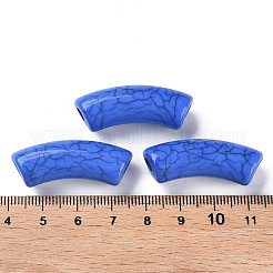 Perles acryliques craquelées opaques&nbsp;X1-MACR-S372-001N-013