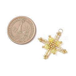 Подвески из стеклянных бусин&nbsp;PALLOY-MZ01161-01