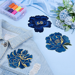 3 шт. 3-х цветные полиэстеровые нашивки на одежду&nbsp;PATC-PH0001-54