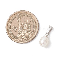 Натуральные культивированные пресноводные жемчужные рисовые подвески&nbsp;PALLOY-JF04961