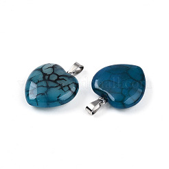 Подвески из натурального агата с венами дракона G-N0325-14A