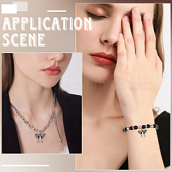 20шт стойка из сплава с покрытием со стразами FIND-SC0014-71