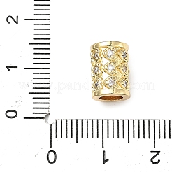 Латунные микро проложить Цирконий Европейский бисером ZIRC-I356-41G