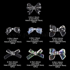 70шт 7 стиля прозрачные акриловые бусины&nbsp;TACR-FS0001-58