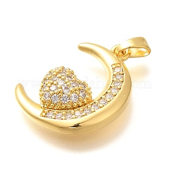 Латунные микро проложить кубического циркония подвески&nbsp;ZIRC-D275-04G