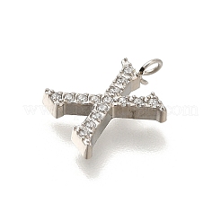 Подвески из нержавеющей стали 304 с микропаве из кубического циркония STAS-H228-06P-X