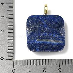 Граненые подвески из окрашенного натурального лазурита&nbsp;G-C274-03G