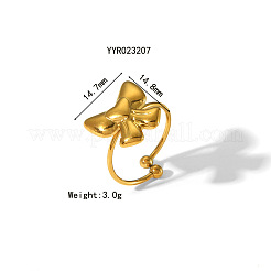 Элегантные манжеты-кольца-банты из нержавеющей стали 304 для женщин TS4529-2