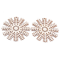Grands pendentifs en bois naturel non teint&nbsp;WOOD-R271-04