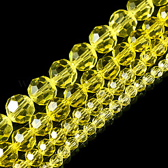 4 нить 4 вида прозрачных стеклянных бусин&nbsp;GLAA-TA0002-56B