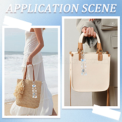 2 шт. пластиковая рыбка и капля с подвеской в виде звезды из сплава&nbsp;KEYC-BBC0001-05