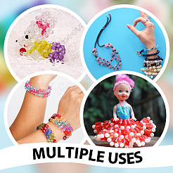 3640шт 28 цвета прозрачные акриловые бусины&nbsp;OACR-PH0004-62